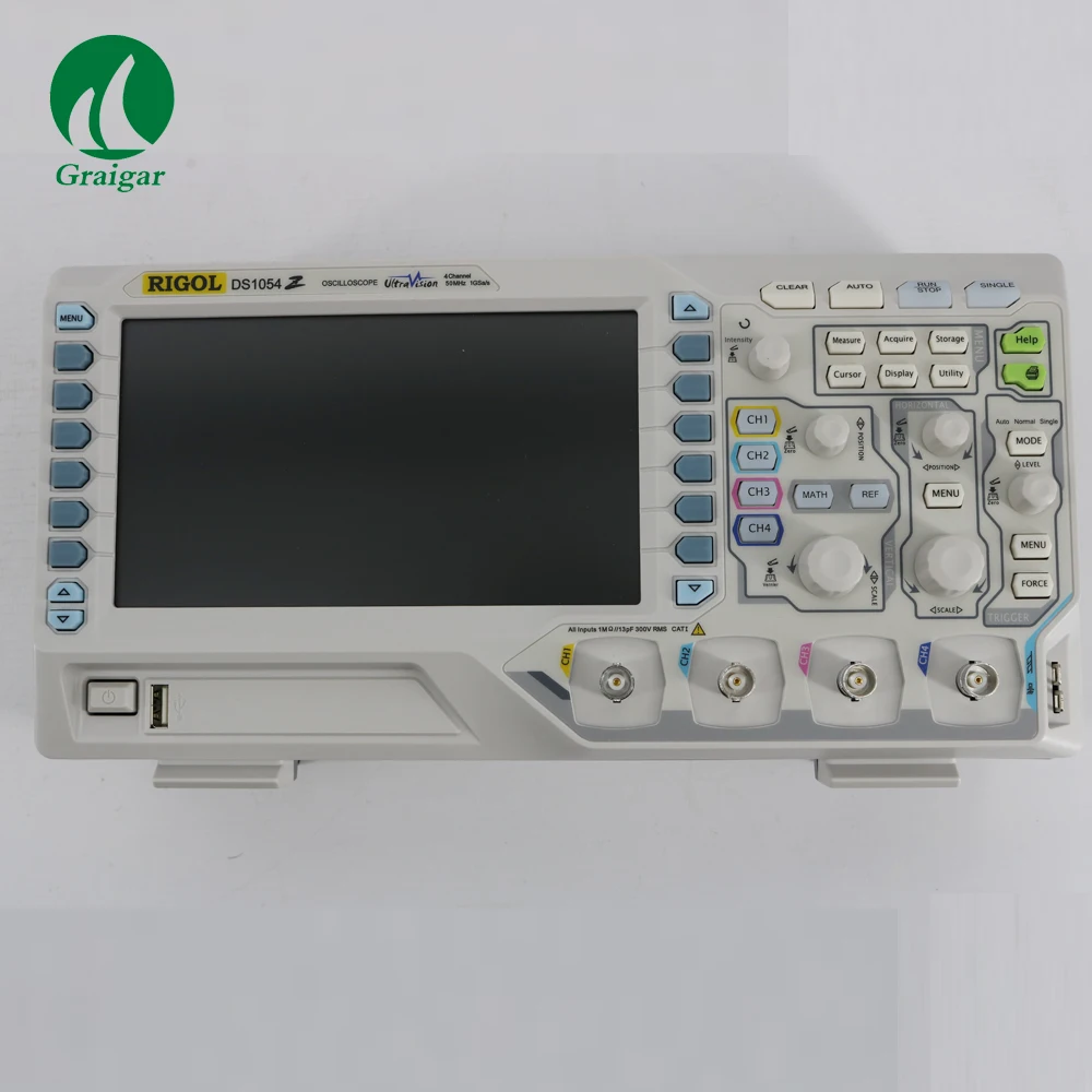 

RIGOL DS1054Z 50MHz Bandwidth 4 channels 1G Sa/s Real-time Sample Rate Economic Level Digital Oscilloscope