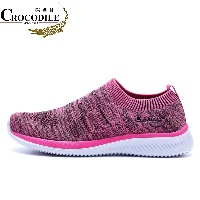 

Crocodile Original Women Sneaker Femme Summer Lofers Athletic Sport Shoes for Women's Light Fabric Flat Jogging Running Shoes