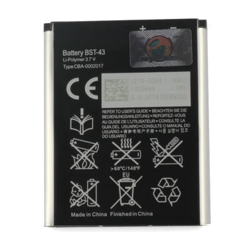 

Original High Capacity Phone Battery For Sony Ericsson WT13I U100 U100i J10 J20 J108 J108i S001 CK13I T715 X2a 1000mAh BST-43