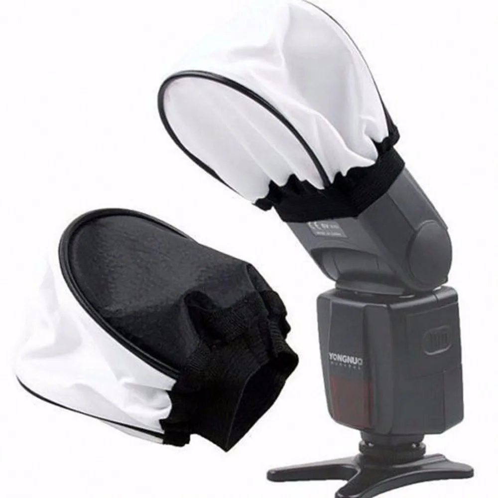 

Universal Flash Bounce Diffuser Camera Soft Box Cover for Canon Sony Metz Nikon Sigma Olympus Sunpak Vivitar Cobra Vivitar