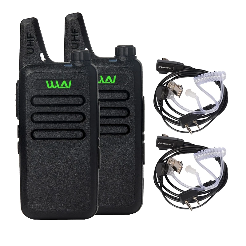 2 шт. WLN портативная рация черный белого цвета 16CH UHF 400-470 мГц Новинка 2017
