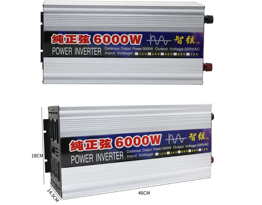 Portable Car oxygen concentrator 600W Power Inverter 12v 220v Converter DC 12V to AC 220V Modified