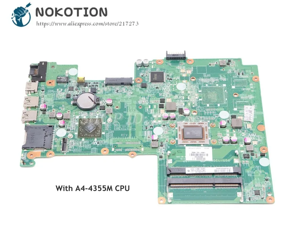 Blog  NOKOTION For HP Pavilion 15 15-B Laptop Motherboard A4-4355M CPU DDR3 709173-501 709173-001 MAIN BO