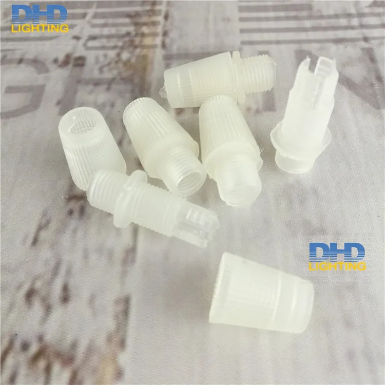 

(1000pcs/lot)Free shipping item 007 clear color plastic cable grips suit for M10 socket and canopy DIY lighting wire lock grips