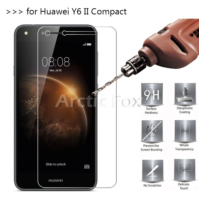 2.5D 0 26 мм 9H Премиум Закаленное стекло для Huawei Y6 II Compact / Y6II 2 защитная пленка |