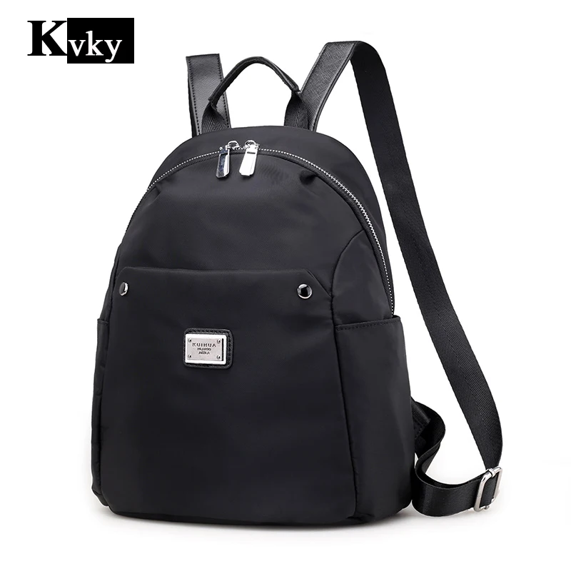 Fashion Women Backpack Nylon Lady Double Shoulder Bag College Students