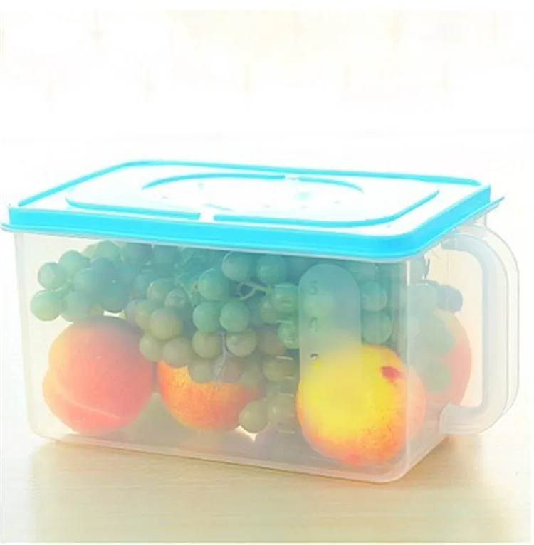 Kitchen Container Stackable Storage Box With Handles Rice Holder Box Refrigerator Cabinets Covered Storage Box Rice Bucket HE131 (3)