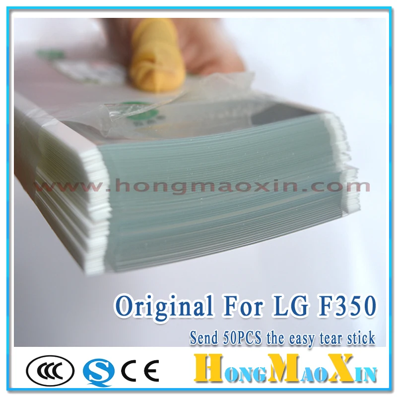 

50Pcs OCA Optical Clear Adhesive Glue Film Double Side Sticker for LG Optimus G Pro 2/D837/F350 LCD Screen Repair Refurbis