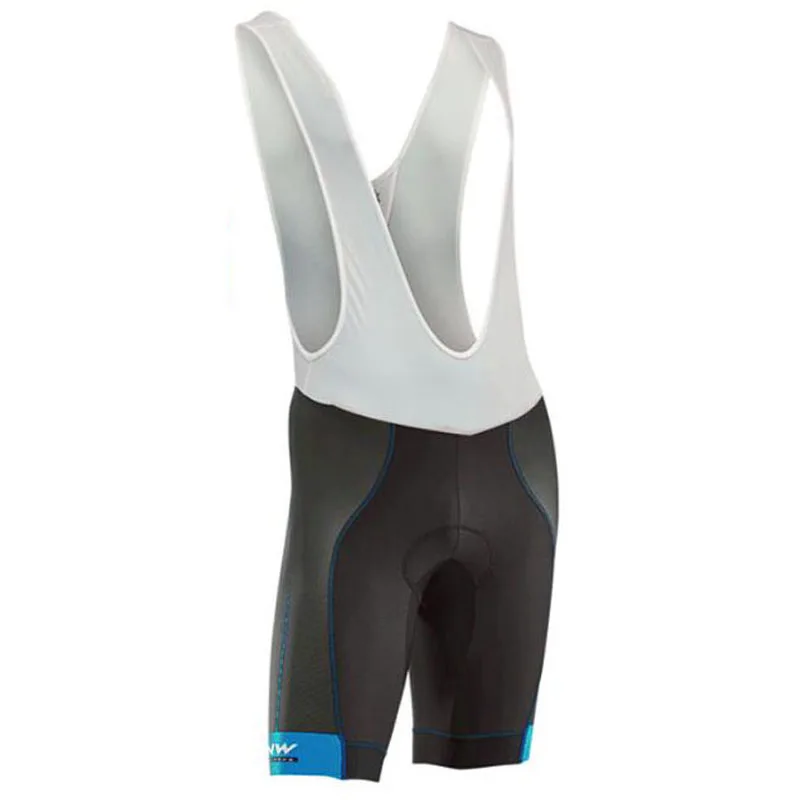 NW бренд Быстросохнущий гоночный горный велосипед плотный для мужчин лайкровый велосипедный костюм нагрудник шорты 3D Силиконовый мягкий для езды на велосипеде шорты - Цвет: Bib Cycling Shorts