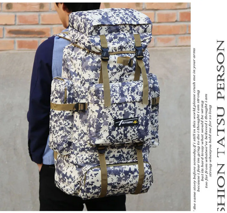 camuflagem mochila portátil bagagem diária mochila bolsa multifunction saco de bagagem