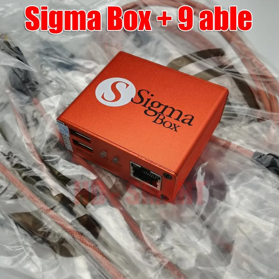 2018 Оригинальная версия Sigma box + 9 кабелей Sigma Box с набором кабелей (9 шт)