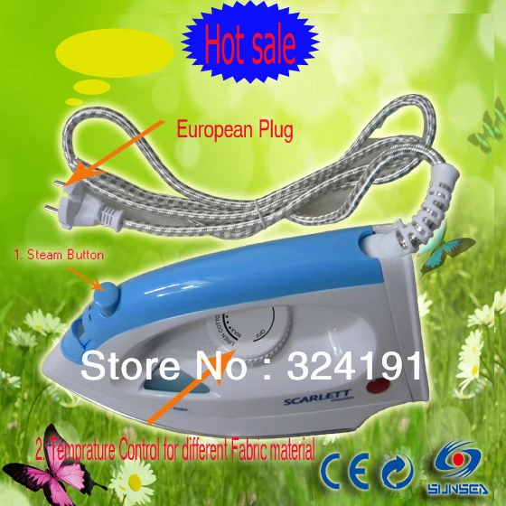 220v AC EU plug Stainless steel electric steam iron irons wet and dry household Cord clothes Laundary iron 220v AC EU plug Stainless steel electric steam iron irons wet and dry household Cord clothes Laundary iron