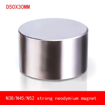 

1pcs Neodymium magnet 50x30mm N52 Super strong round magnet Rare Earth NdFeb N38 50*30mm strongest permanent powerful magnetic