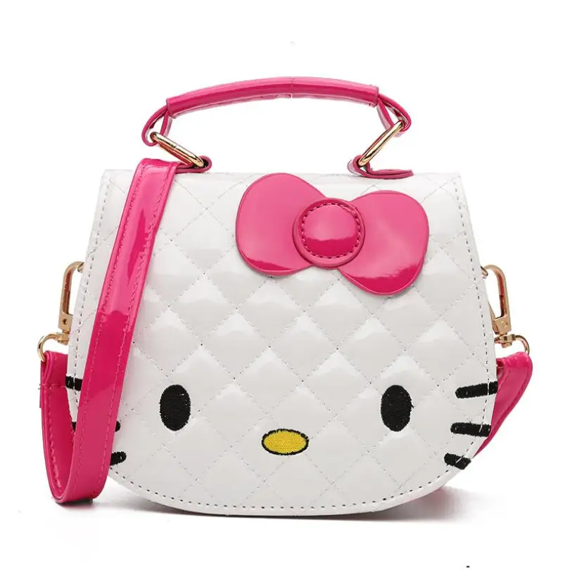 Новинка детская сумочка с бантом и рисунком hello kitty милая сумка на плечо для