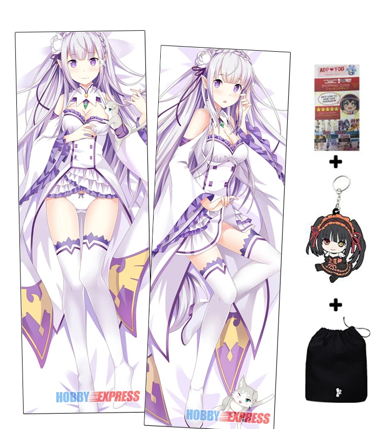 Hobby Express Emilia - Re Zero Dakimakura японская подушка для обнимания тела ADP67012 | Дом и сад