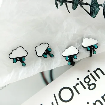 Kawaii Rainy Cloud earrings  4