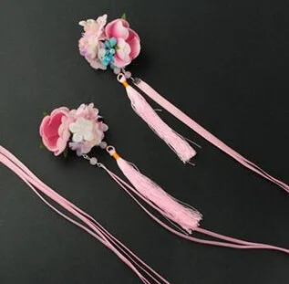 Древние китайские аксессуары для волос Декор Аксессуары для волос продуктов древних волос цветок - Цвет: pink