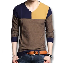 ISurvivor для мужчин V средства ухода за кожей Шеи Лоскутное свитеры для женщин пуловеры Hombre мужской повседневное мода Slim Fit Большой разме