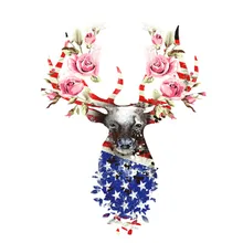 Картина с бриллиантами Европейский олень Фортуна Алмазная вышивка счастливый олень роспись гостиной украшение на заказ фото Прямая