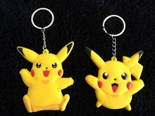 

Cute Silicone Pokemon Pikachu Key Chain Pocket Monster Kids Key Rings Key Holder Llaveros Chaveiro Porte Clef