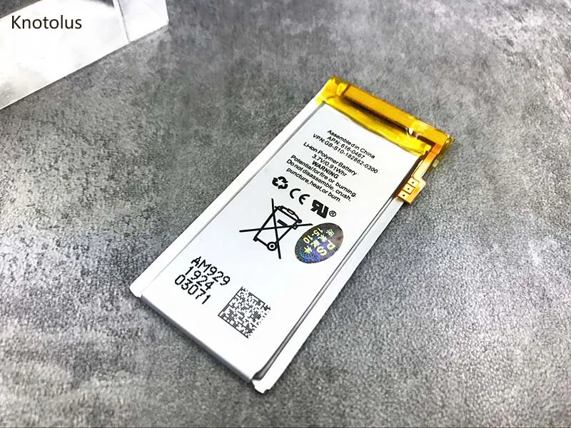 

knotolus brand new internal li-ion polymer battery repair replacement for ipod nano 4th gen 8gb 16gb