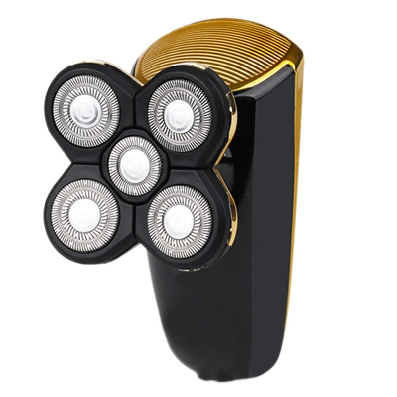 

Hot TOD-Jinding Jd - 608 Electric Shaver For Men Hair Trimmer Rechargeable 3D Floating Head Five-Blade Razor Shaving Machine