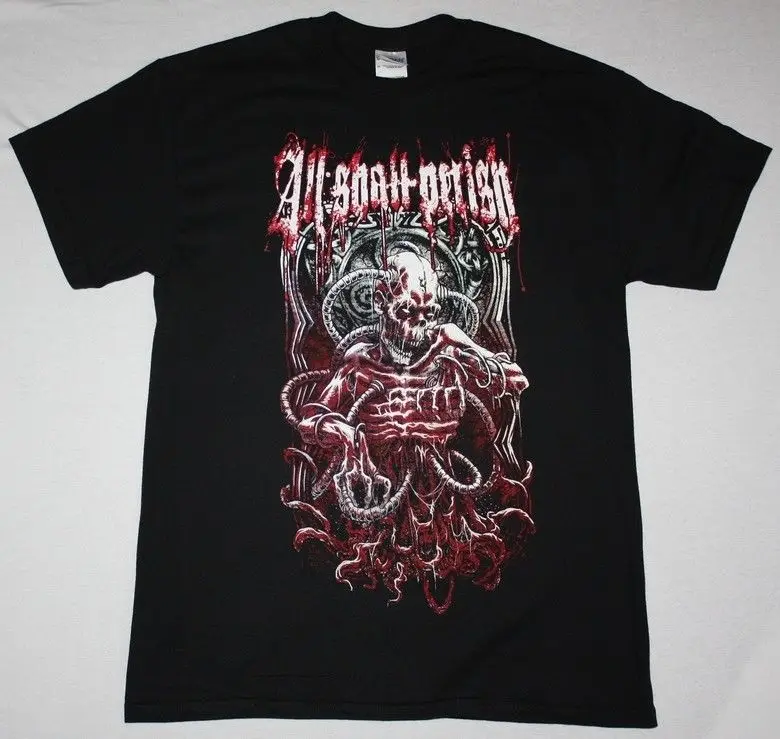ALL SHALL PERISH DEATHCORE DESPISED ICON CARNIFEX Новая черная футболка Летняя с круглым вырезом 2019