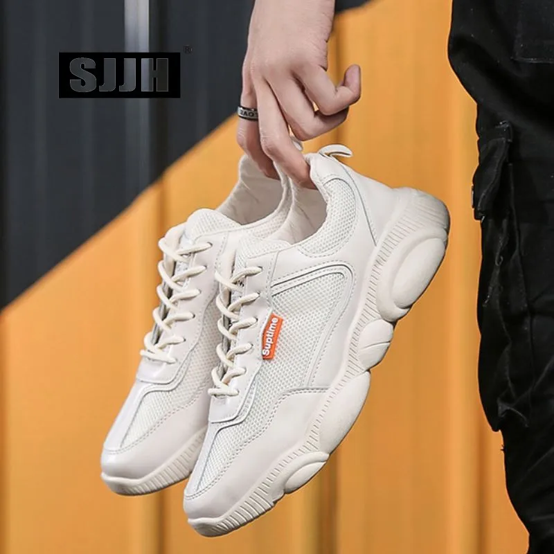 

SJJH Women Sneakers Vulcanize Casual Ladies Flats Casual Chaussure Lovers Lace-up Footwear Comfortable Girls Shoes A1393