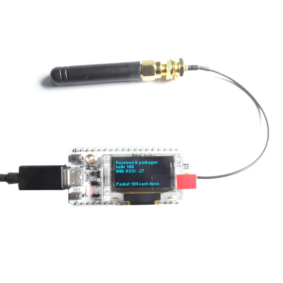 868 мГц-915 мГц SX1276 ESP32 Lora 0.96 дюймов синий OLED Дисплей Bluetooth WI-FI loradevelopment доска для Arduino Телевизионные антенны включают