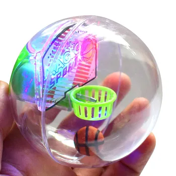 

Mini Handheld Basketball Football Shooting Toy LED Flash Music Educational Toy FJ88