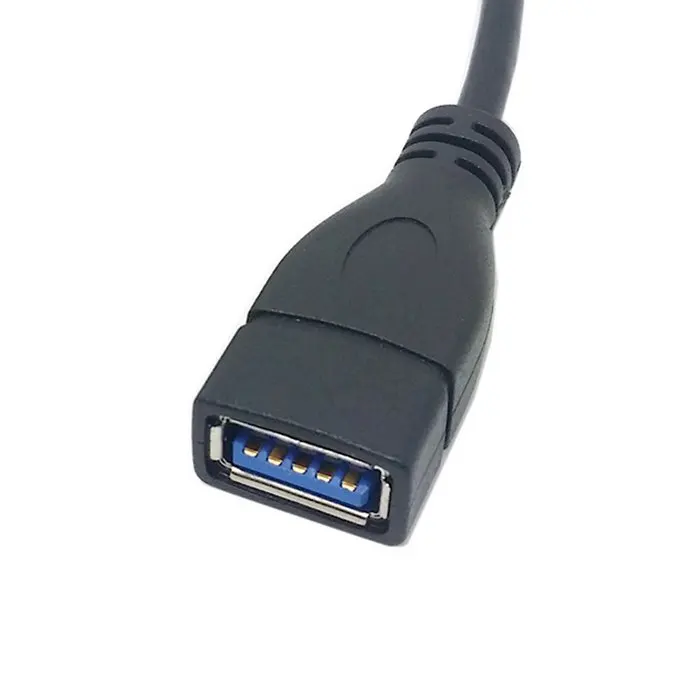 10 см 90 градусов правый угловой USB C 3 1 Type папа к женскому OTG кабель для передачи