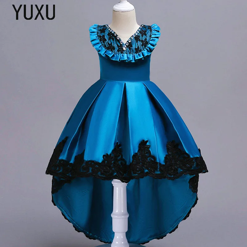 

Girls Lace diamond Wedding Dress First Communion Gown for Girl Flower Handmae Beading Party Princess Birthday Christmas Dress