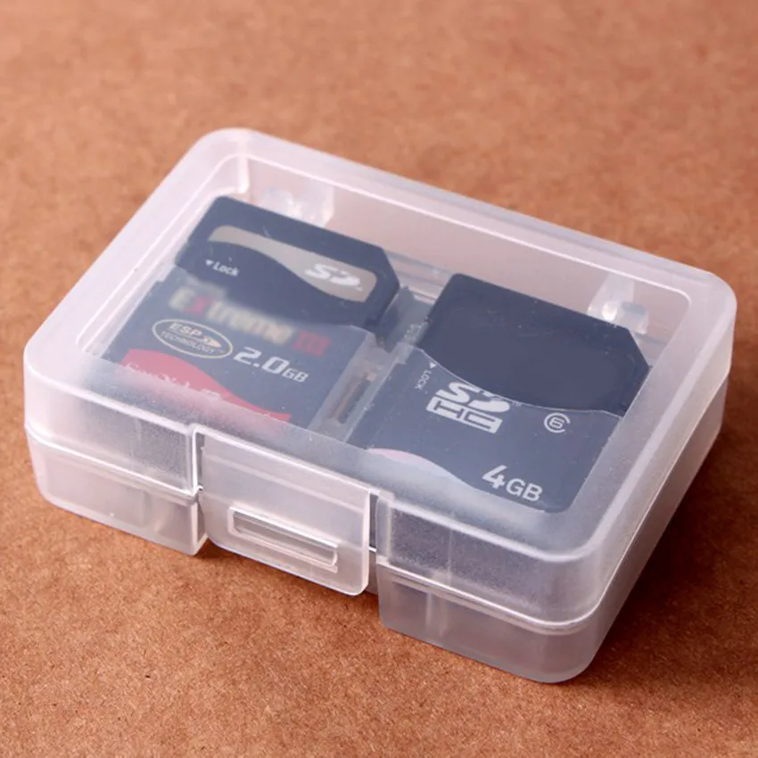 3PCS TOFOCO Plastic Memory Card Case Holder For Samsung SD Micro SD T-Flash Card Backpacker EDC Tool