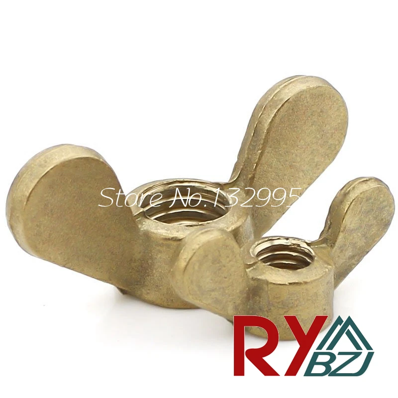 Латунная гайка M4 M5 M6 M8 M10 M12 ручная Поворотная бабочка|wing nuts m4|butterfly nutwing nut |