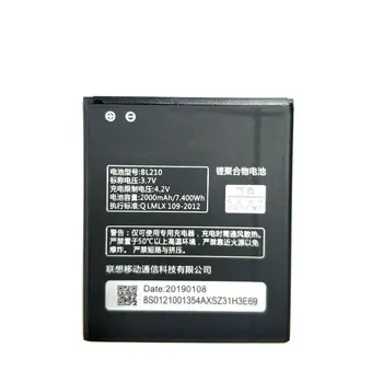 

5pcs 2019 New BL 210 BL210 2000mAh Battery For Lenovo A536 A606 S820 S820E A750E A770E A656 A766 A658T S650 Mobile Phone