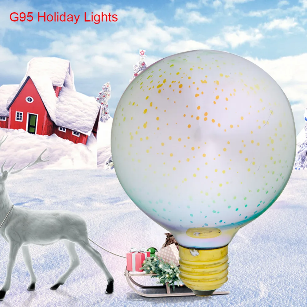 3D Фейерверк LED света новизны E27 85-265 В Урожай Эдисон накаливания ночник Атмосфера декоративные Рождественский праздник света