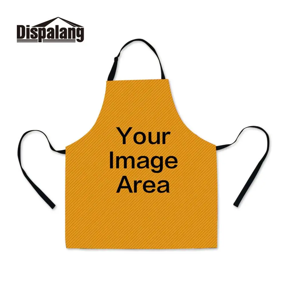 

3D Printing Kitchen Apron For Women Customize Your Own Logo/Design/Photo Woman Cooking Aprons Men Lady DIY Chef Cleaning Clothes