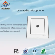 SIZHENG COTT-C6 настенное Прослушивание аудио устройство CCTV; аудио наблюдение чувствительный звук звукосниматель для камеры безопасности