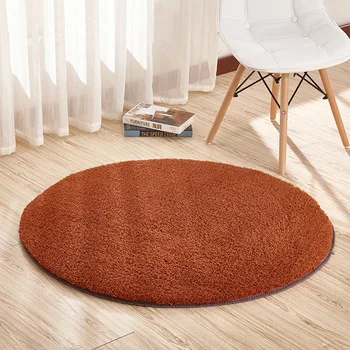 

Free Shipping New lambskin Bedroom Carpet Round Mat Living Room Bathroom Kitchen Non-slip Mats Toilet Mat Carpet OYA01-3