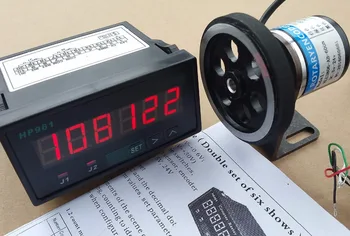 

8 inch Length Wheel + Encoder + Support + Counter Grating Display Meter Kits
