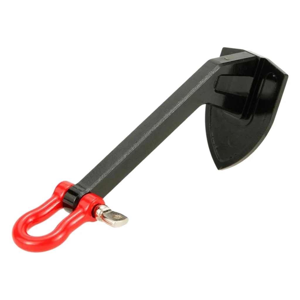 1/10 RC Rock Crawlers Earth Ground Anchor Folding Winch Anchor for Traxxas TRX4 D90 CC01 RC Car Models
