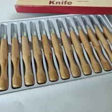 Набор ножей для резьбы по дереву, ручные инструменты для резьбы по дереву, 12 шт