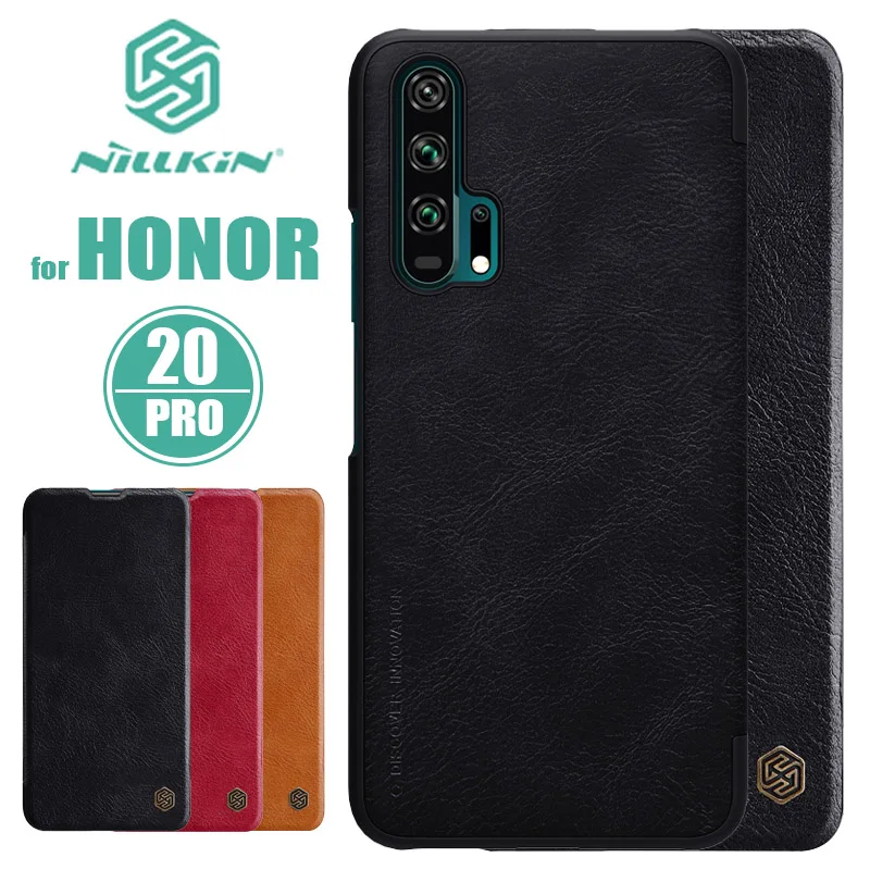 

Huawei Honor 20 Pro Case Nillkin Qin Flip Leather Case Luxury Business Phone Case for Huawei Honor 20 Pro Nilkin Back Cover Capa