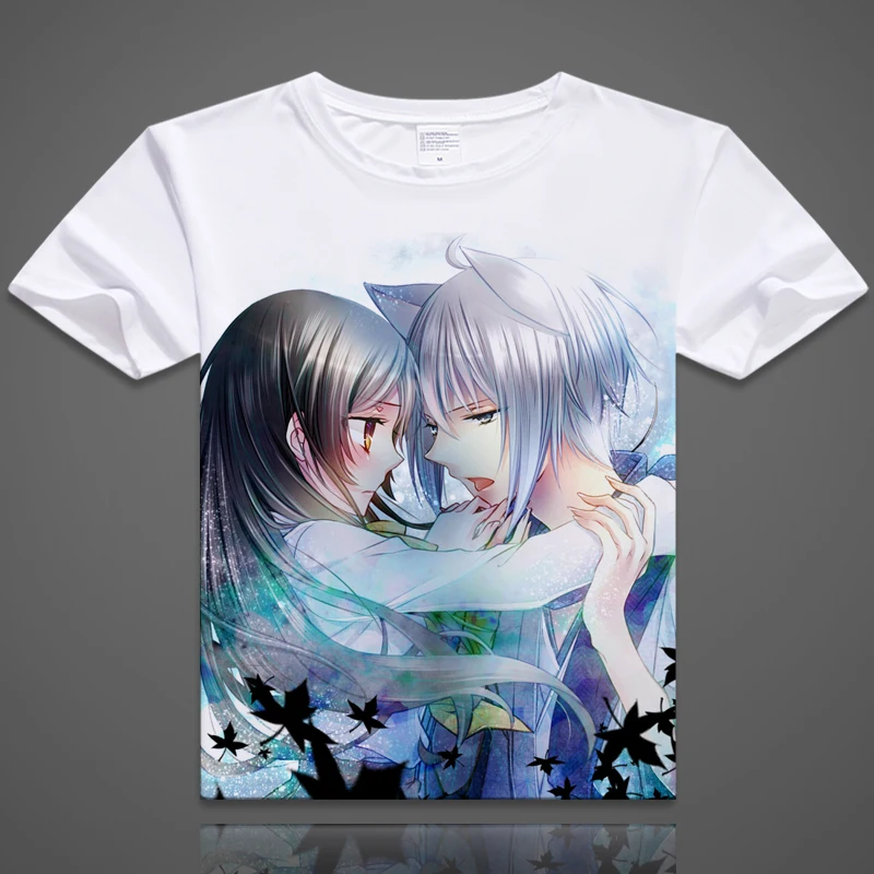 Kamisama футболки &quotлюбовь&quot Momozono Nanami Косплей Футболка с принтом короткий рукав