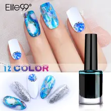 Elite99 15 мл цветной лак для ногтей Сделай Сам акварельные чернила воздушные сухие лаки для ногтей эффект дыма маникюрный лак для ногтей украшение для ногтей