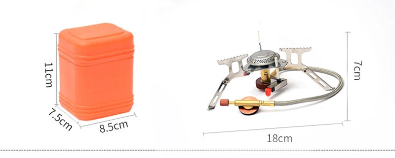 Outdoors Mini Camping Stove 3500W Cooking Picnic Foldable Split Gas Stove Hiking Backpack Stove Gas Camping Tools Equipment (17)