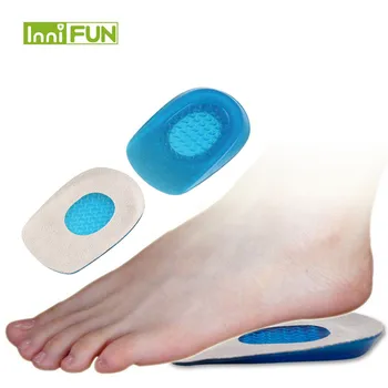

1Pair Feet Cushion Gel Foot Heel Half Insole Shoe Pad Foot Care Tools Soft Silicone Increase Heel Support Pads Orthotic Insole