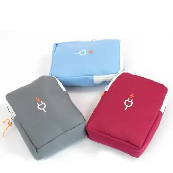 

Phone USB Cable Earphone Charger Box Bag Portable Digital Device Organizer Storage Bags Travel Headphone Cable Digital 60XX