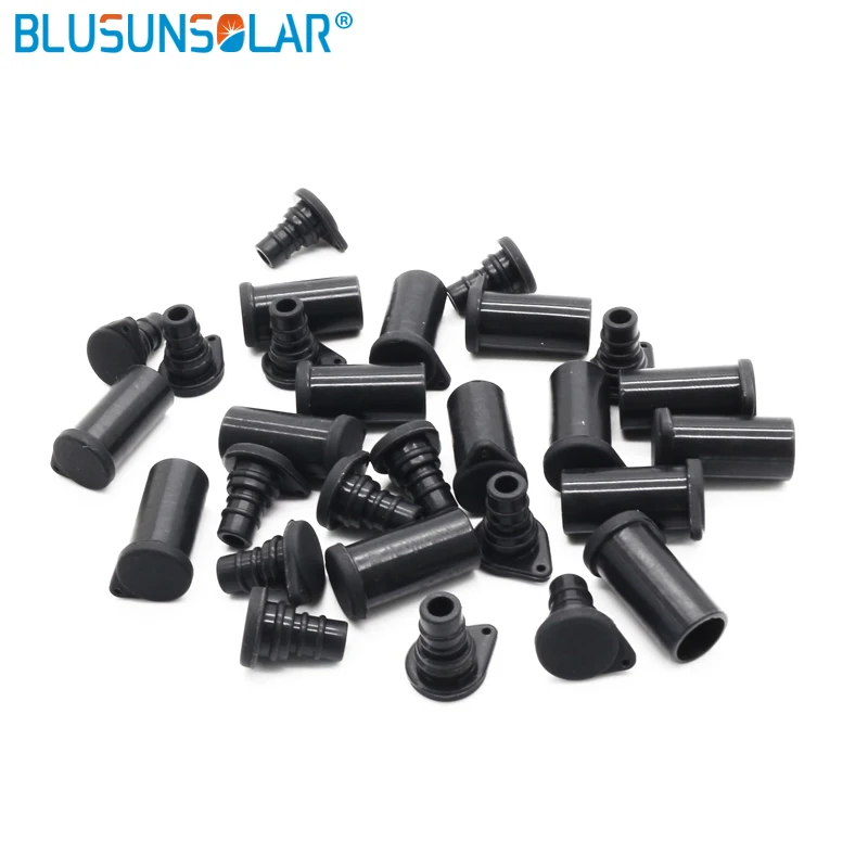 

2 pairs MC4 solar panel Connector Dust Cover install Protect solar kit connect water cover anti dust waterproof