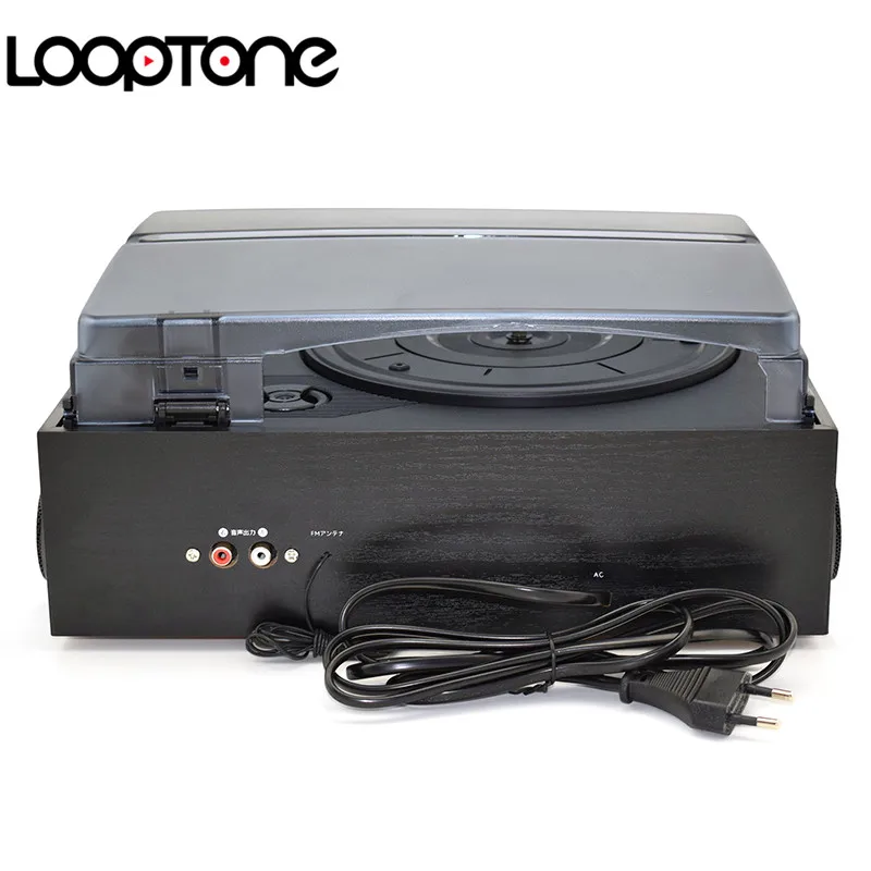 LoopTone 3-Speed Виниловые проигрыватели LP проигрыватель Встроенные динамики граммофон AM/FM радио кассеты USB/SD рекордер
